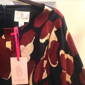 Julie Brown NYC sheath dress with slit sleeve